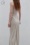 OUDE WAAG knitted slim dresses OW-23SS-DS06 meters gray